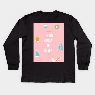 Third Sunday Of Advent Kids Long Sleeve T-Shirt